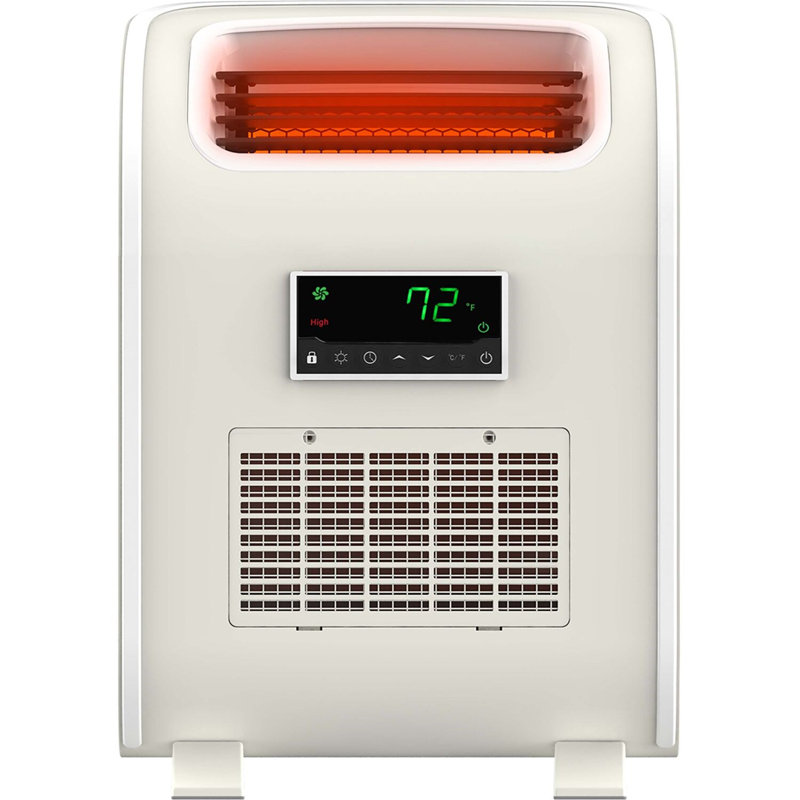 Lifesmart 0 BTU Electric Cabinet Space Heater with Adjustable Thermostat , Remote Included and with Digital Display