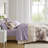 Comfortable Taupe Bedding Sets, Polyester Floral Design, Home Bedroom Decor