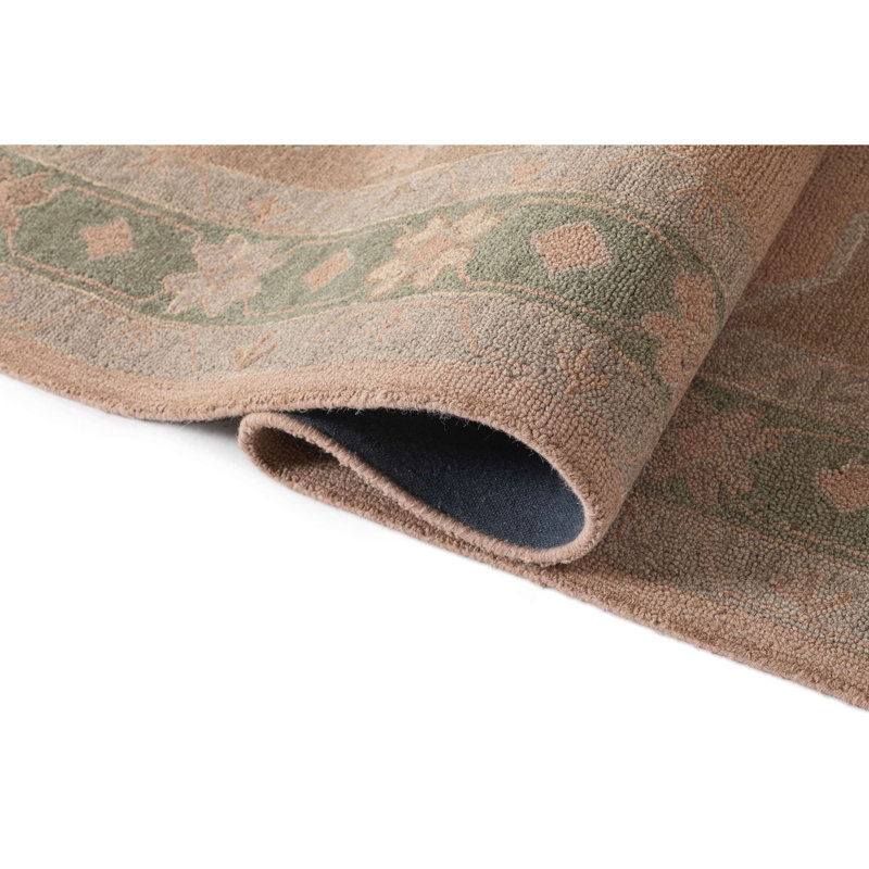 Tapis d'intérieur en laine touffeté à la main Safi, Tapis de couloir 2 pi 6 po x 8 pi