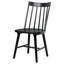 Chaise d'appoint en bois massif Carlos (ensemble de 2)-205963550