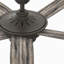Ventilateur de plafond intérieur / extérieur 60 pouces Florid - grège mat avec pales en bois patiné-897867131