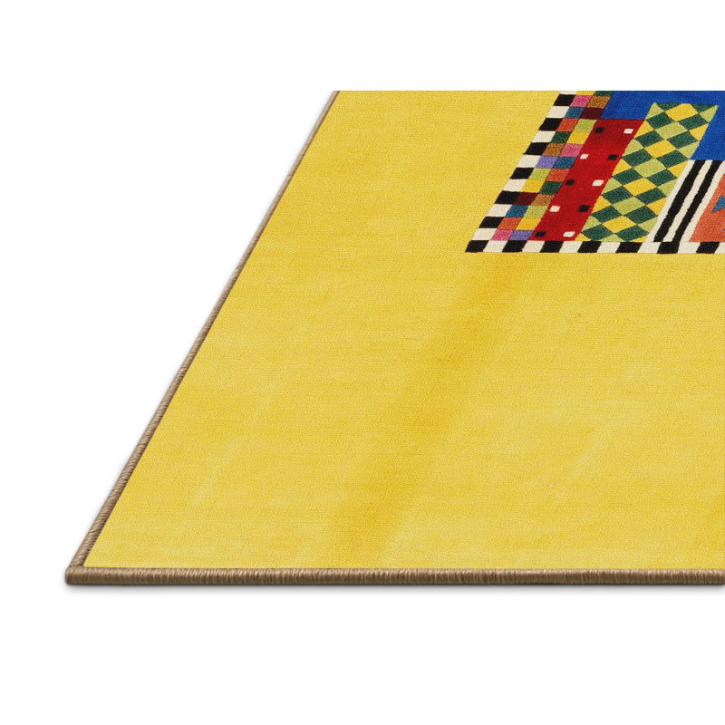 Abstract Indoor Rug, Rectangle 5' x 8'