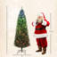 Arbre de Noël artificiel de 7 pi avec 350 lumières DEL offrant 12 couleurs, 4 effets de scène, luminosité et vitesse réglables, modes de bricolage, embouts minces en forme de sapin 1245, assemblage rapide, télécommande
