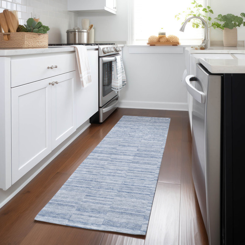 Tapis antidérapant Charlianne, Tapis de couloir 2 pi 3 po x 7 pi 6 po