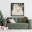 Impression de bougies de Noël sur toile