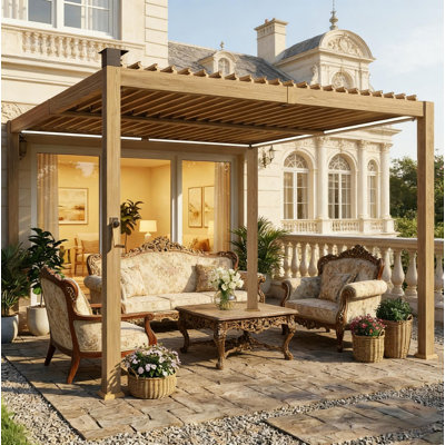 Outdoor Pergola,Louvered Pergola,Patio Pergola(Only Pergola)