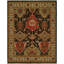 Wool Area Rug in Brown-1828754623