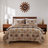 Greenland Home Fashions Andorra Multicolor  3-Piece King Size Quilt Set, 105x95 Inch-1337437670