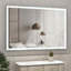 Miroir mural de salle de bain surdimensionné 60X40 pouces