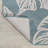 Hua High-Low Two-Tone Monstera Leaf Blue/Ivory Indoor/Outdoor Rug-821855703