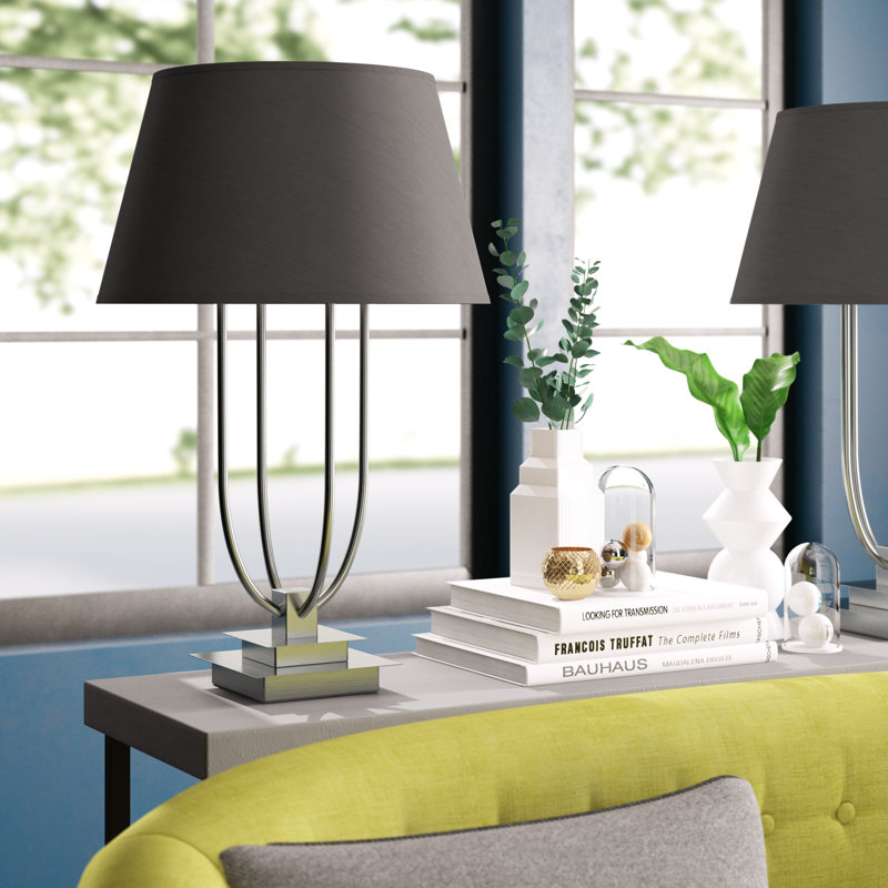 Bilyeu Metal Table Lamp, Grey