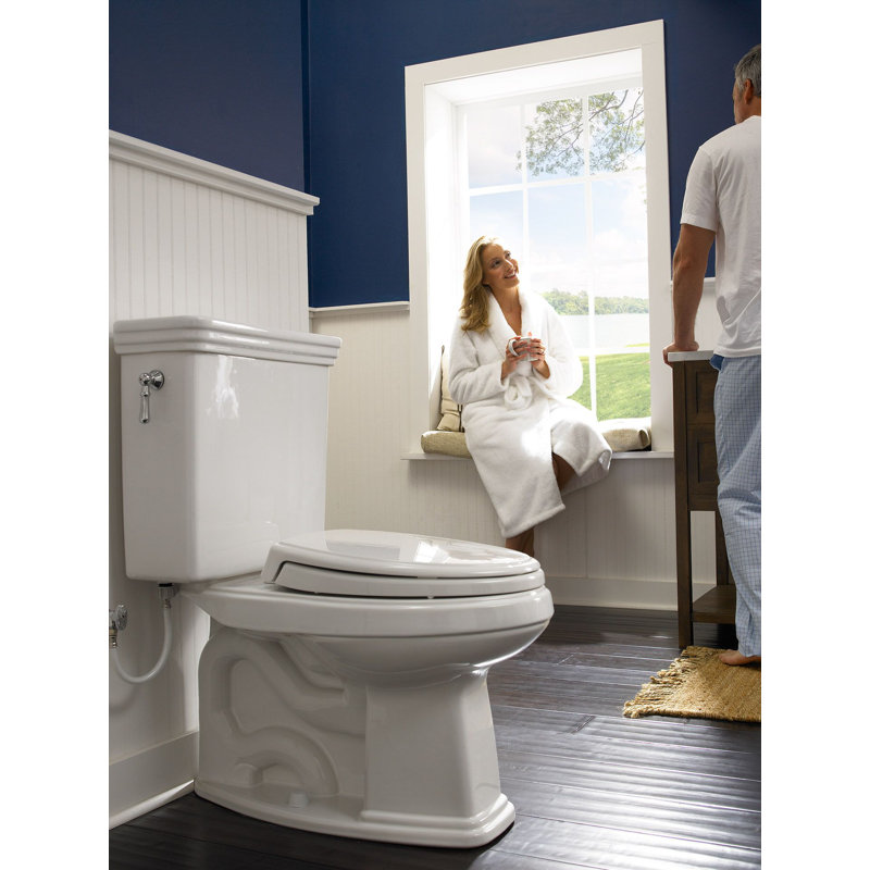 Toto® Eco Promenade® Two-Piece Round 1.28 Gpf Universal Height Toilet With Wax Ring And Toilet Mounting Bolts