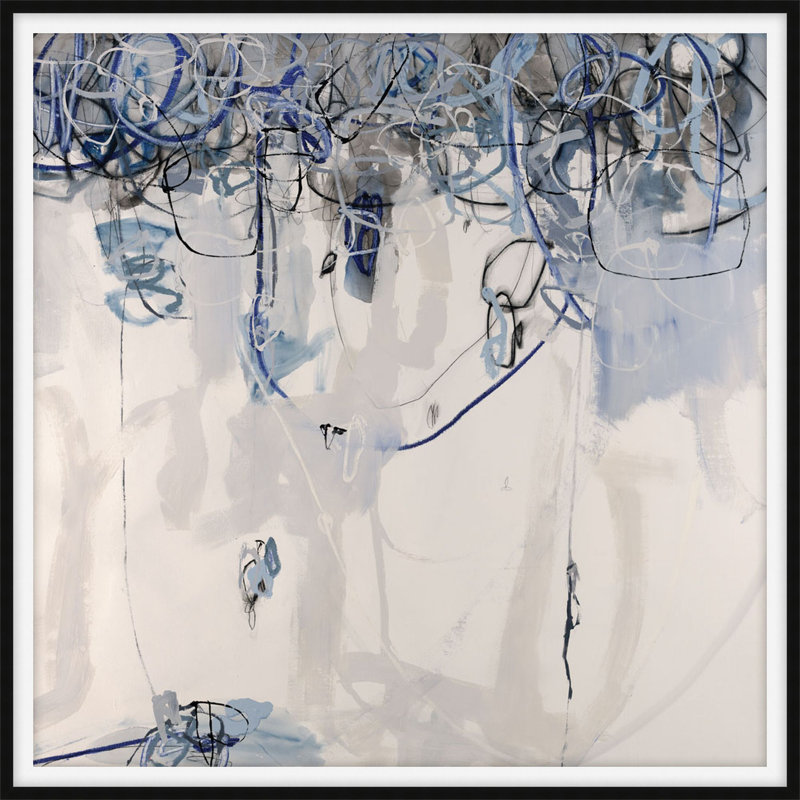 Blue Shelter 1 Print by Art House Studios, 22" H x 22" W x 2" D