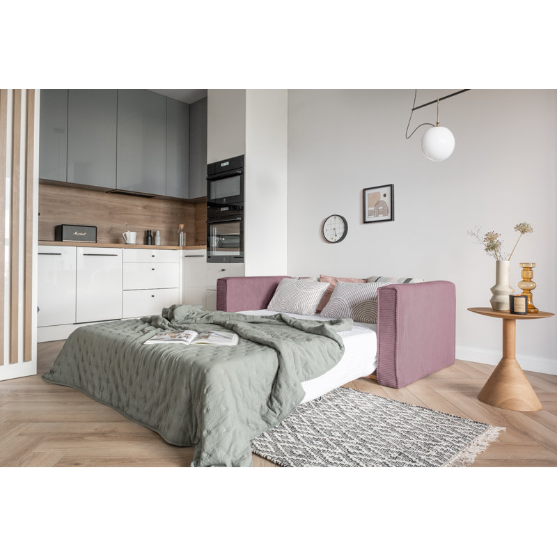 Lucky Lucy 3 Seater Sofa Bed, Pink