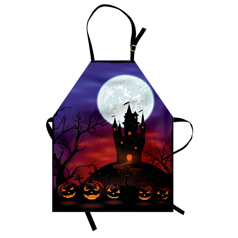 Halloween No Pattern Bib Apron