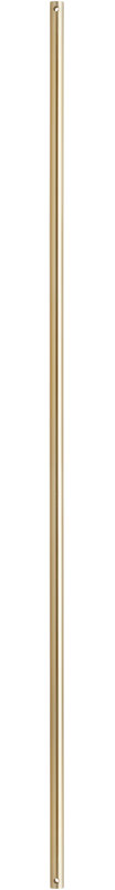 Ceiling Fan Threaded Downrod, Aged Brass, 72" H x 0.75" Wx 0.75" D