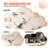 Wall Mounted Cat Shelves Tree with Jumping Boards Nests Hammock Set of 7