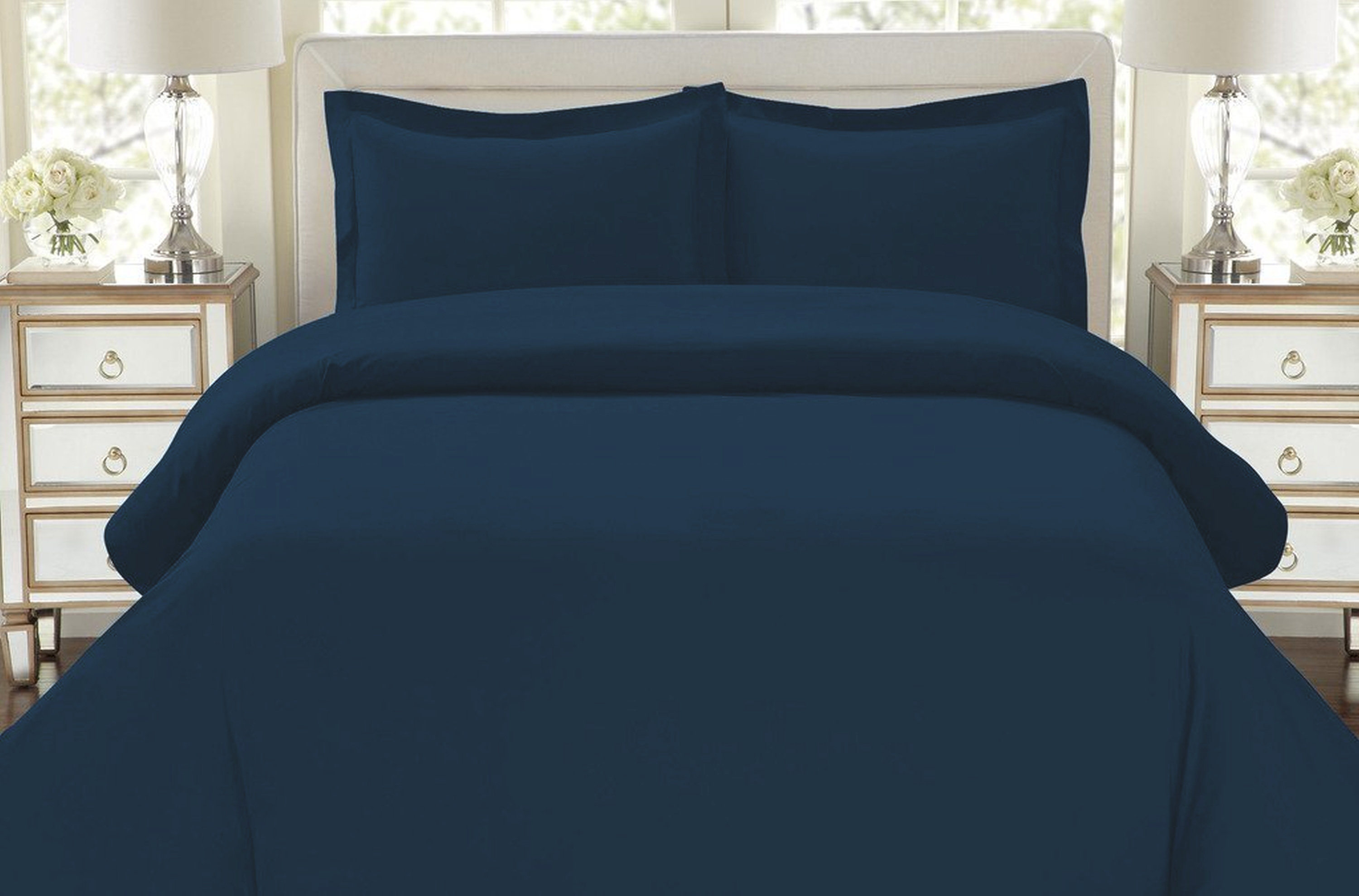 Machine Washable Navy Bedding You'll Love