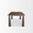 Rectangular Dark Brown Solid Wood Dining Table