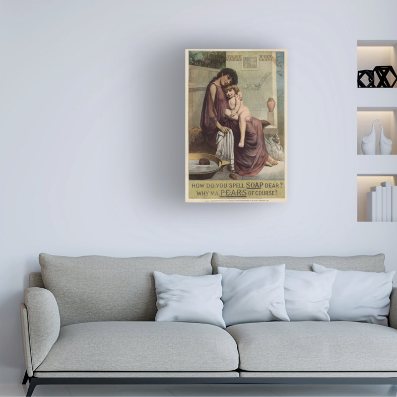 Art sur toile English School Pears, H 19 po x l 12 po