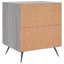 Hilaire 40cm W Iron Bedside Table-396726276-396726278