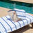 Arkwright Las Rayas Chaise Cover 30x85 White (2/Pack)-900514896-900514902