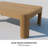 Fontaine 43" Outdoor Coffee Table