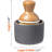 Bubble Up, Brush + Dispenser, Gray