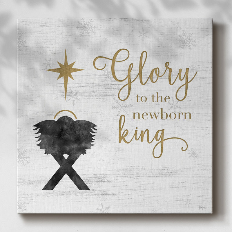 " Newborn King ", 40" H x 40" W x 1.5" D