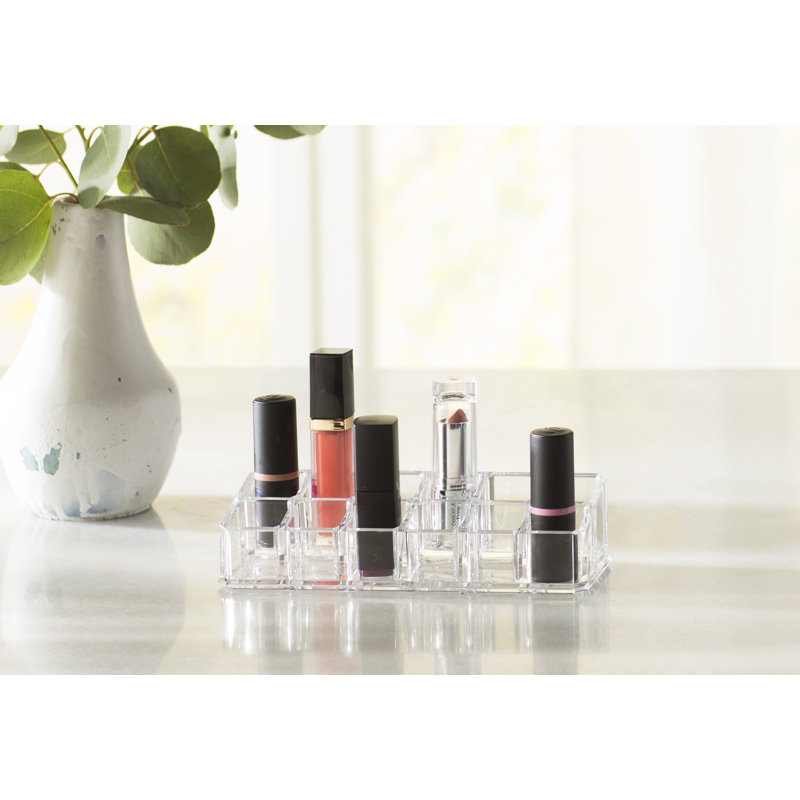 Plastic 12 Compartment Makeup Organizer