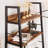 Keedy 59" H 5-Tier Wood and Metal Ladder Bookcase -1238333174