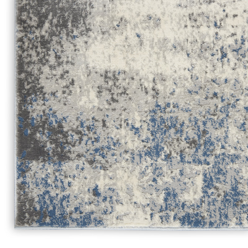 Hebersham Abstract Area Rug, Runner 66 x 209cm