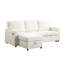 Canapé-lit modulaire Upholstery avec espace de rangement, port USB, 2 porte-gobelets sur les coussins de dossier-1954779742
