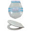 Siège de toilette allongé-91491710