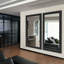 Miroir mural en bois surdimensionné pleine grandeur-746136027-746136024