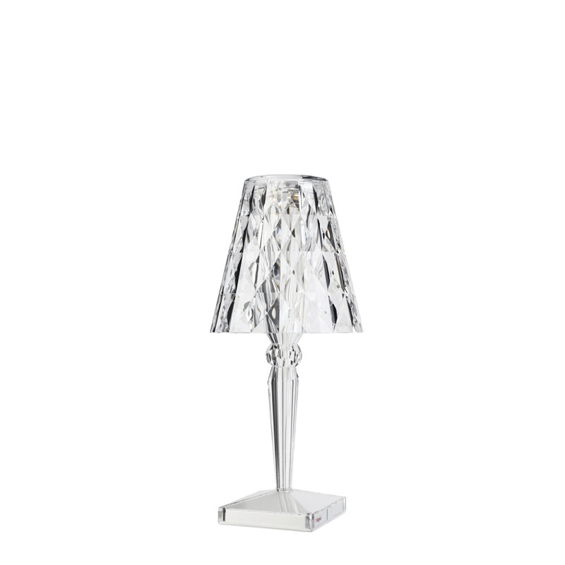Big LED Table Lamp, Light Blue, Plug In