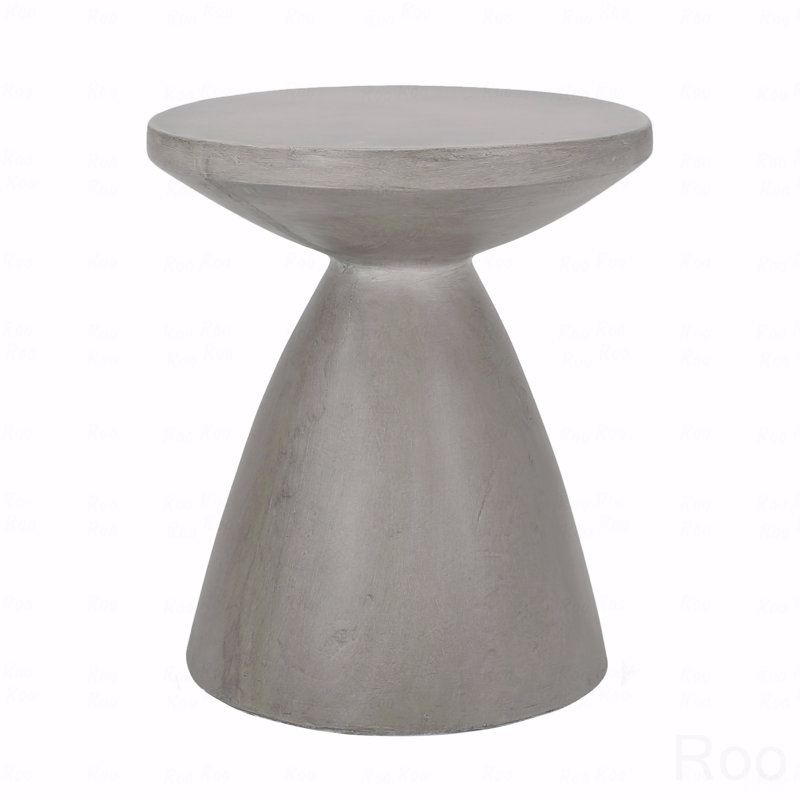 Table d'appoint d'extérieur en béton léger