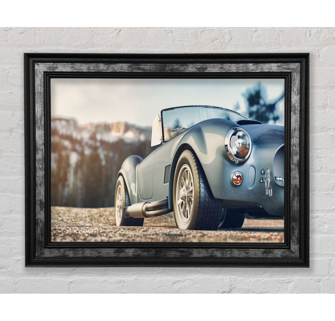 Classic Sports Car Stance - Einzelner Bilderrahmen Kunstdrucke