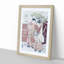 Reizei Carrying a Teshoku by Koryusai Isoda - Picture Frame Painting Print-55598166-55598167