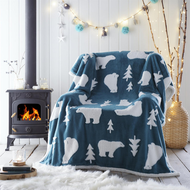 Throw Blanket, Blue