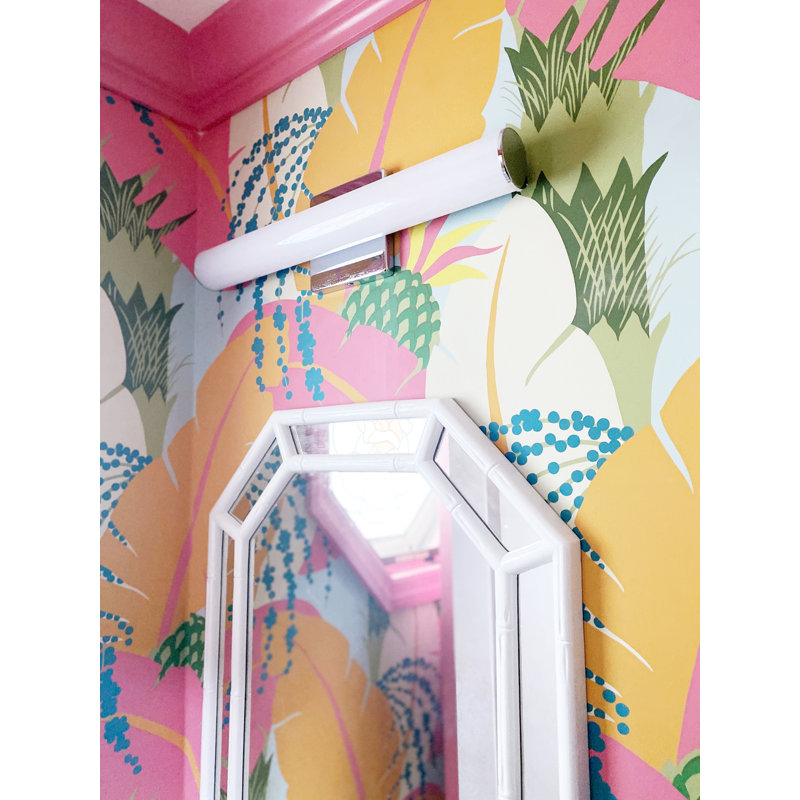 Aylor Dimmable LED Bath Bar, Polished Chrome