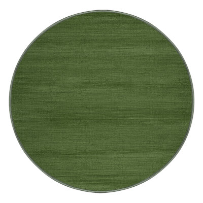Tapis vert uni lavable à la machine