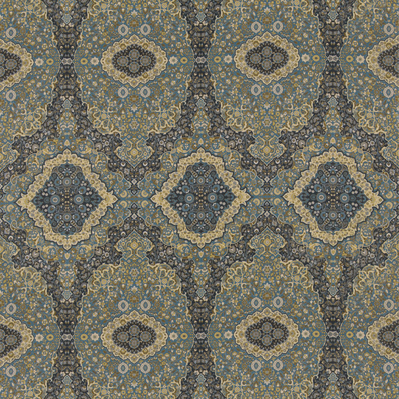 Woodland Paisley, Indigo