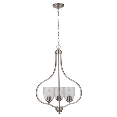 Lustre géométrique 3 lumières ombrées Yazzie
