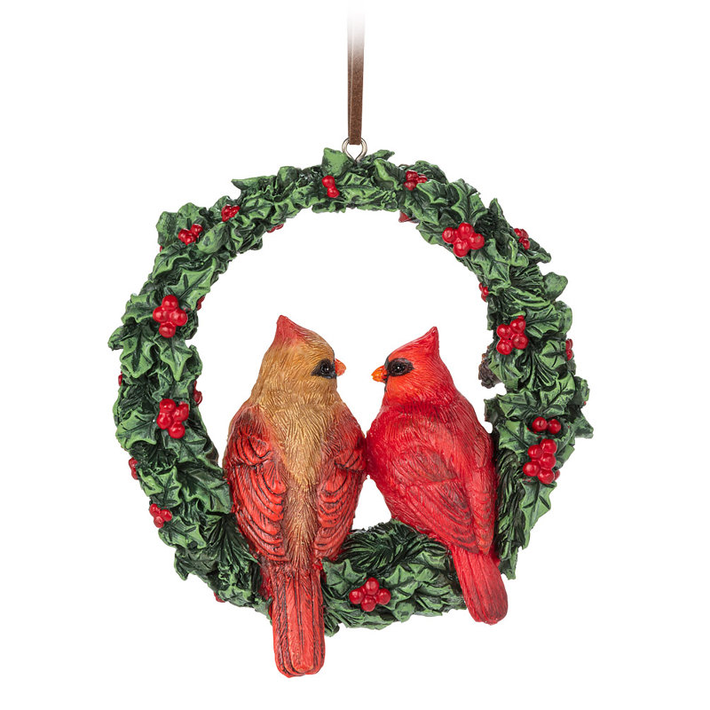 Ornement suspendu Cardinal Couple