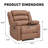 Jerneshia 38'' Wide Modern Overstuffed and Soft Manual Recliner-1329081529