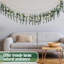 Eucalyptus artificiel d'automne à suspendre au mur Boho Decor