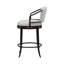 Tabouret de bar rotatif à hauteur de comptoir Otis de qualité commerciale avec cadre en acier de qualité commerciale - ensemble de 6-1039336919-1039336916