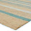 Tapis beige / bleu fait à la main Dorada (5 pi x 8 pi) Dorada-2023480809