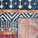 Felty Geometric Navy/Ivory Area Rug